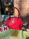 Small Red Leather Liz Claiborne Purse