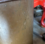 Metal Oval Decorative Wastebasket