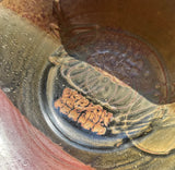 Hand Made Earth Tone Large Pottery Decorative Bowl