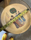 Asian Bamboo Lightweight Decorative Plate