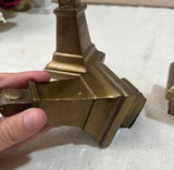 Trio of Brass Decorative Finials