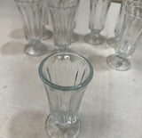 Collection of Glass Ice Cream Sundae Style Glasses- Set of 8