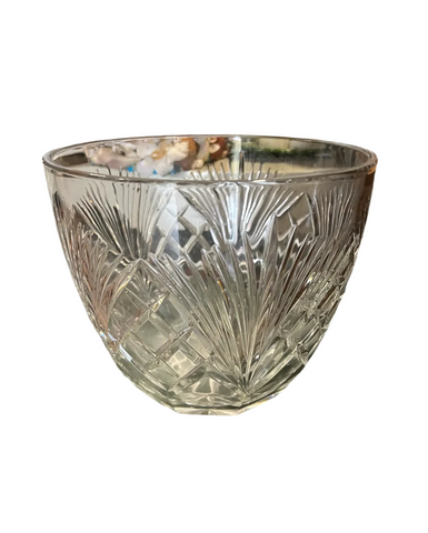 Large Glass Serving Punch Bowl