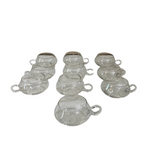 1970s Collection of Small Round Cups With Handles- Set of 10