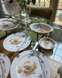 Collection of Asian Style Plates and Serving Pieces- Set of 21