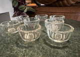 Collection of Small Glasses Salt Cellars- Set of 8