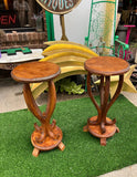 Pair of Art Deco Side Wooden Tables