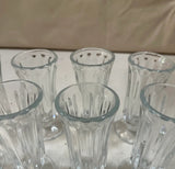 Collection of Glass Ice Cream Sundae Style Glasses- Set of 8
