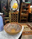 Peacock Ceramic Mid Century Bowl