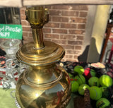 Solid Brass Shell Design, Vintage Lamp