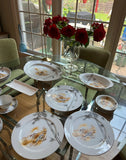 Collection of Asian Style Plates and Serving Pieces- Set of 21