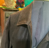 90's Vintage Sanoma Brown Leather Jacket