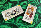 Pair of Cartoon Painted Catchalls