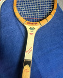 Vintage Collection of Spalding and Slazenger Wooden Tennis Rackets With Zephyr Press
