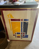 Art Deco, Abstract Framed Art Piece