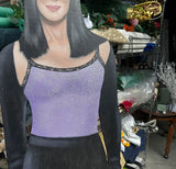 Oversized Wooden Painted Cutout of Cher