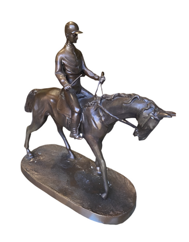 Antique Equestrian Sculpture