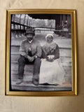Trio of Simple Black and White Photos and Gold Frames
