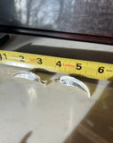 Two Pairs of Sterling Silver Earrings- Bow and Feather