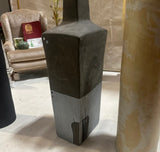 Trio of Handmade and Hand Painted Pottery Vases