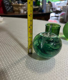 Instant Collection of Green Glass Desk Items- Set of 4