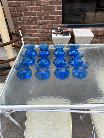 Collection of Twelve Blue Decorative Cups