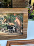 Trio of Framed Vintage Drawings