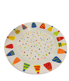 Happiest of Birthdays Ceramic Dish With Birthday Hat Details