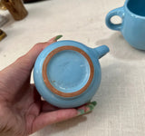 Trio of Blue Ceramic Mugs