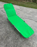 Vintage Lime Green Outdoor Lounge Chair