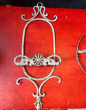 Oval Shaped Metal Wall Hanging Plate Holder