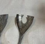 Pair of Lucite and Silver Serving Utensils