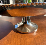 Large Silver Hand Hammered 5-Tier Caddy