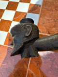 Antique African Wooden Pipe and Art Piece