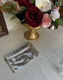 Whiting and Davis Silver Small Evening Clutch