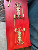 Gold Metal Detailed Wall Hanging Plate Holder