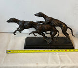 Bronze Running Greyhounds Sculpture