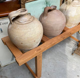 Late 19th Century Mediterranean Olive Jugs With Stand - 5 Piece Set