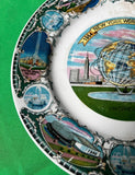 New York Worlds Fair 1964 Vintage Plate