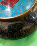 Vintage Chinese Republic Period Cloisonné Brush Washer