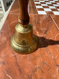 Large Brass and Wood Teachers Bell