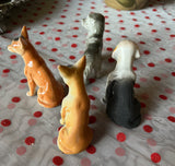 Ceramic Miniature Dog Collection – Set of 4