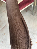 Roll of Brown Woven Fabric- Sold by Yard or Roll