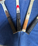 Collection of Vintage Wilson and Dunlop Wooden Tennis Rackets