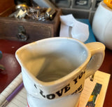 Ceramic Crushed "Love You" Mug
