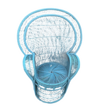 Small Blue Peacock Chair