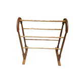 Natural Wood Simple Blanket Rack