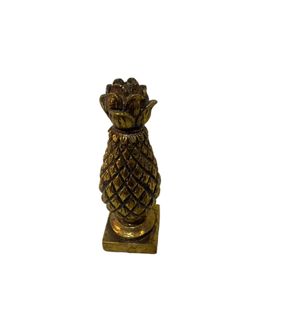 Small Light Weight Gilded Pineapple