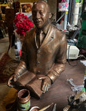 Large Bronze Martin Luther King Jr. Metal Sculpture