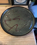 Abstract Pottery Splatter Paint Style Tray